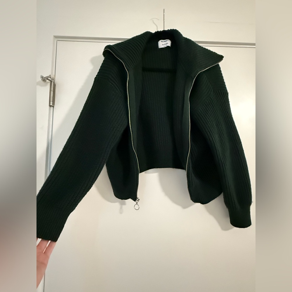 Old Navy Forest Green Knit Sweater